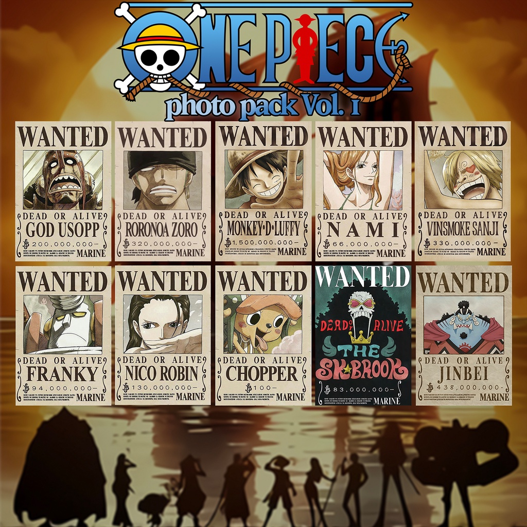 Bootleg Kartu ONE PIECE STRAW HAT Bounty