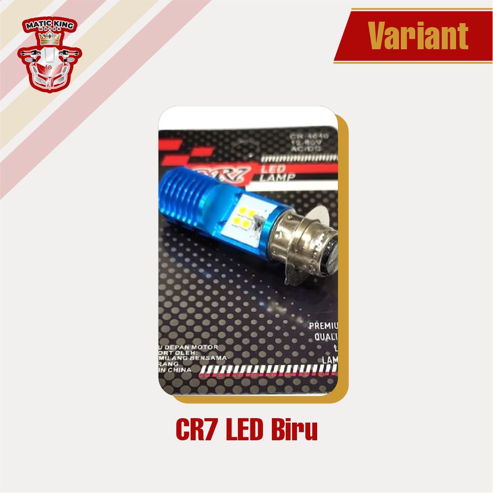 Bohlam depan LED Motor Xenon Look CR7 Kaki 1