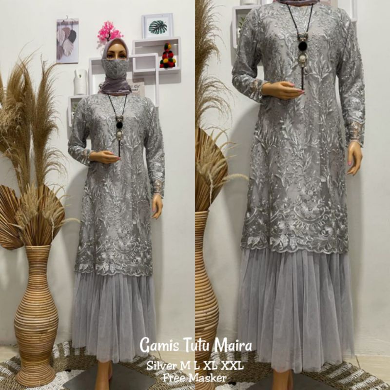 GAMIS TUTU MAIRA/ GAMIS PESTA/ GAMIS KONDANGAN/ GAMIS/ GAMIS WISUDA/ GAMIS PESTA MODERN/ KEBAYA/ GAMIS KEBAYA/ GAMIS BRUKAT