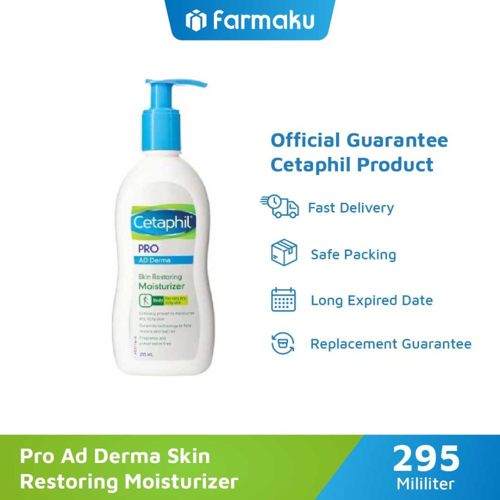 Cetaphil PRO AD Derma Moisturizer / Wash 295ml