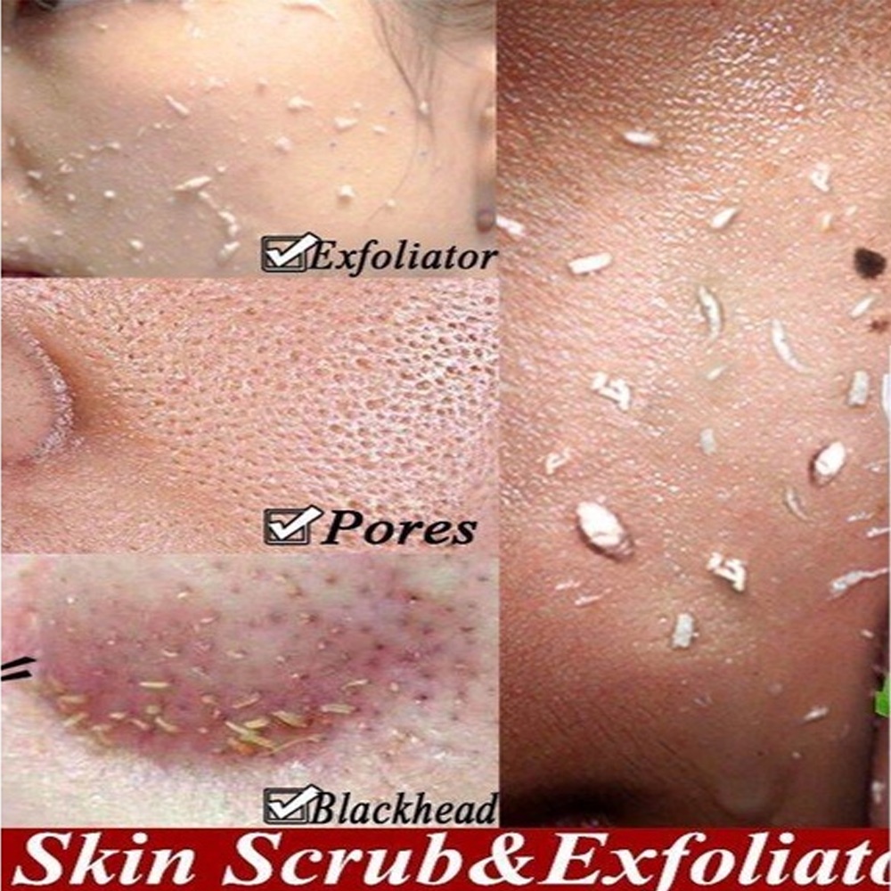 Lulur pemutih badan Scrub wajah Scrub badan Pembersih wajah Ekstrak tumbuhan alami Membersihkan kulit mati dan kulit mati pada wajah Pelembab