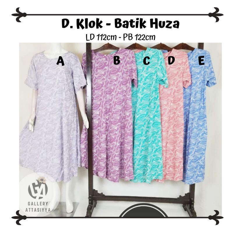 D Klok by Huza / daster payung grosir murah batik Pekalongan