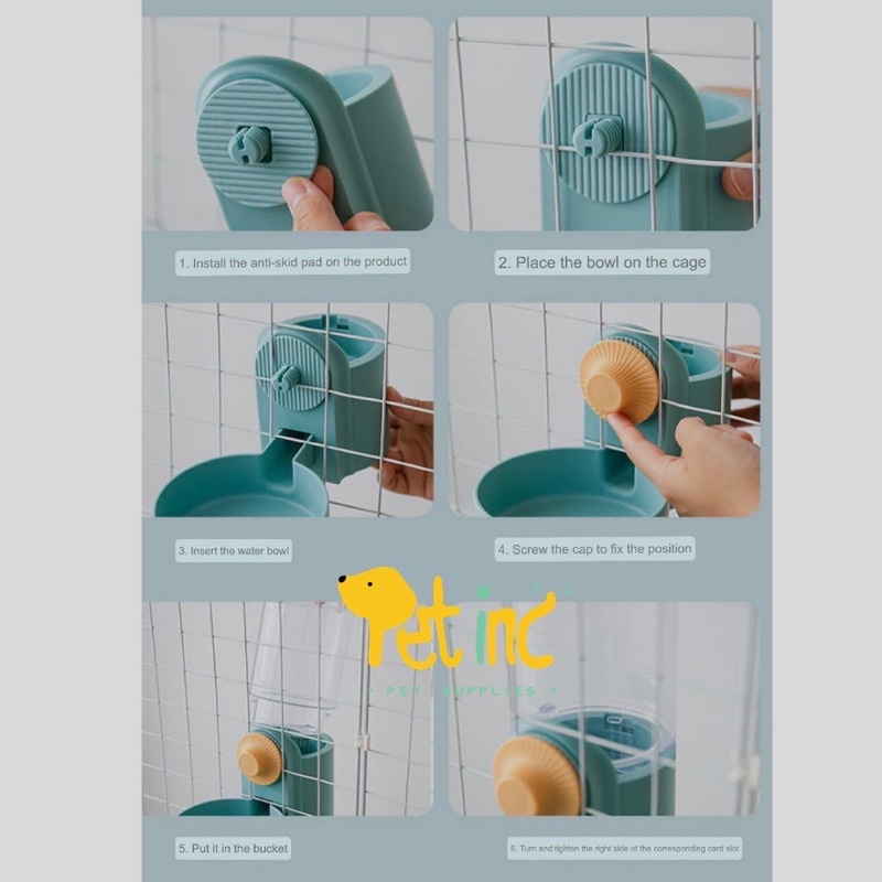 Premium Simply pet cage bottle series (water or food)