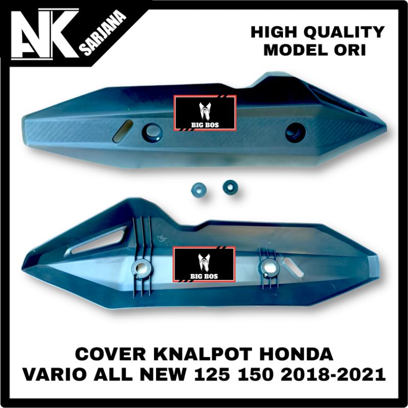 COVER KNALPOT VARIO ALL NEW TUTUP TAMENG KNALPOT HONDA VARIO ALL NEW 125 150 2018-2021 MODEL ORIGINA