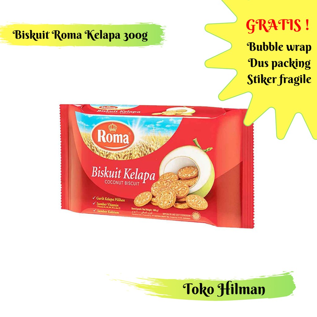 

Biskuit Roma Kelapa 300g