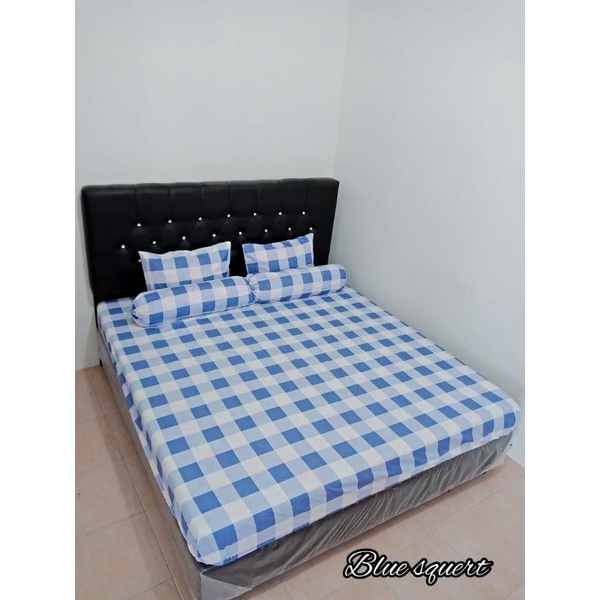 (Beli 2 ongkir ekonomis) Sprei single aesthetic kotak