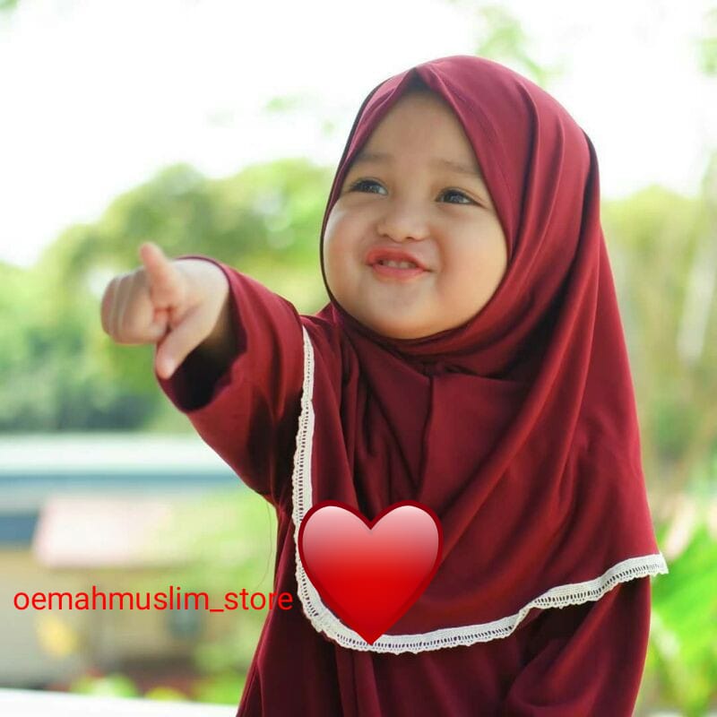 HIJAB ANAK RENDA NON PET INSTAN BY OEMAH MUSLIM