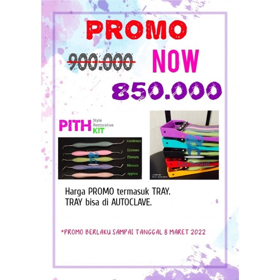 Esthetic filling instrument set // Restorative Instrument // Windsor //  LM arte PITH