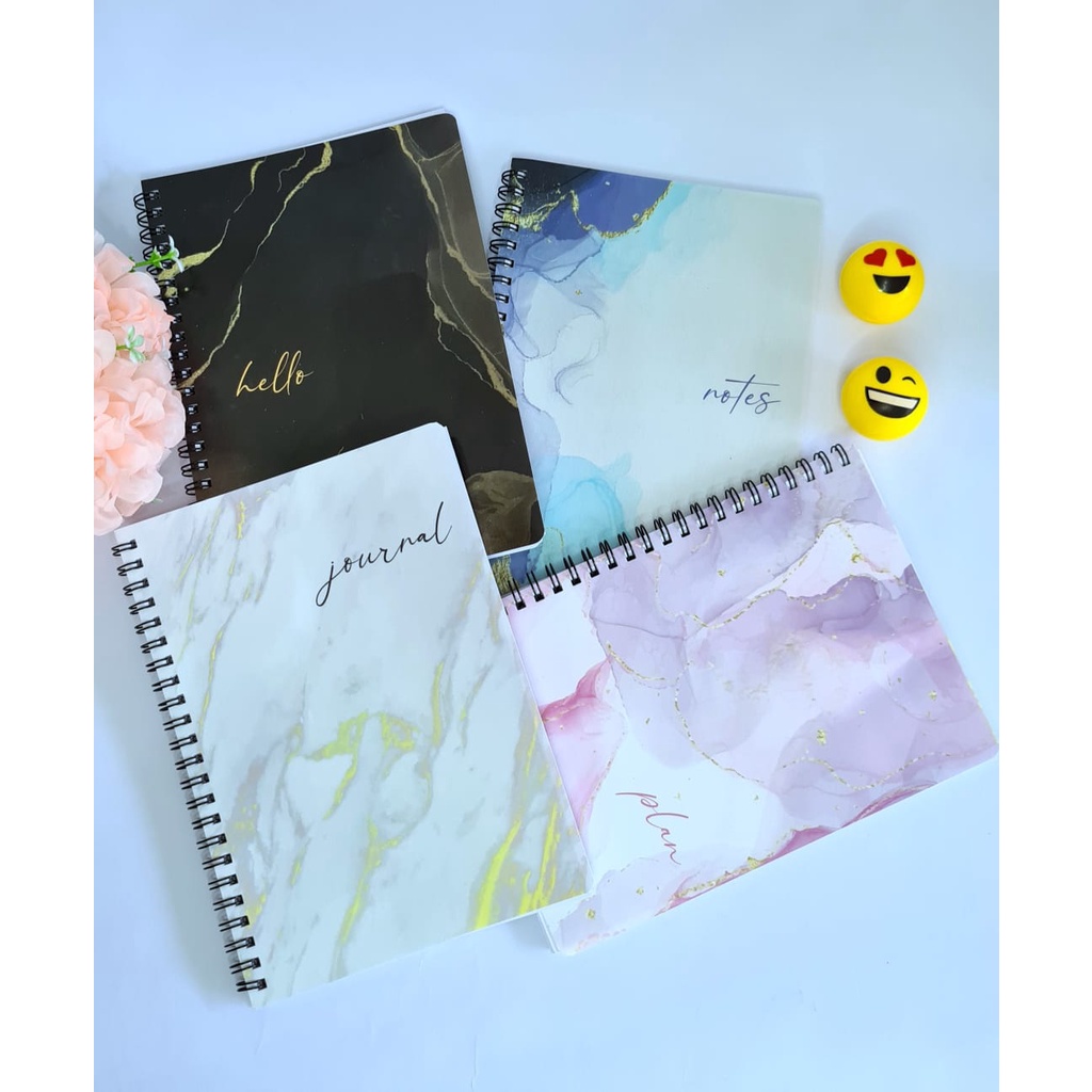 

NOTEBOOK A5-8 BERGARIS / DIARY BOOK / JOURNAL BOOK / Buku Catatan Agenda / Binder / Notebook Motif Unik