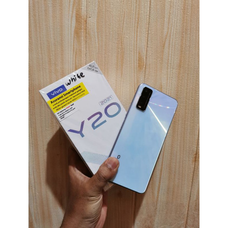 Vivo Y20 2021 4 64GB Fulset baru pake