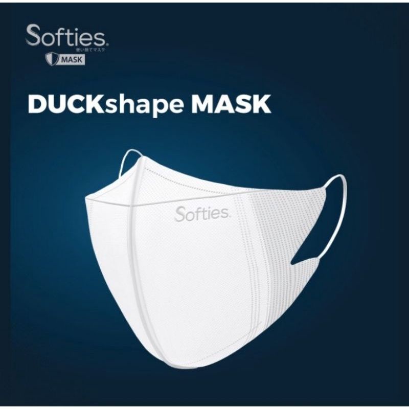 Softies duckshape mask surgical 3ply, isi 5 pcs