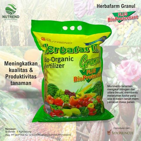 Pupuk Organik Granul Pupuk Herbafarm Granul Pupuk Tanaman Pupuk Murah