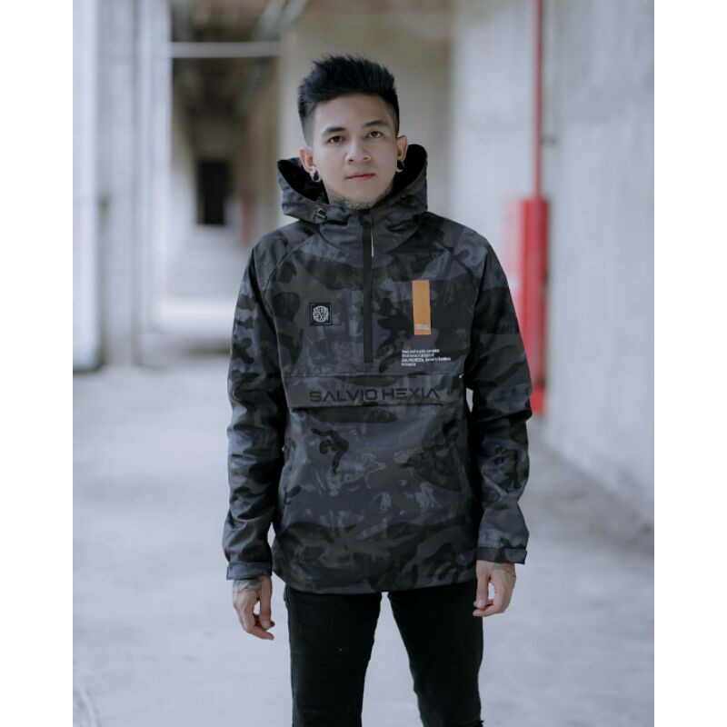 Jaket Cougle Salviohexia Jaket Parasut Jaket Pria Jaket Outdoor Jaket Come Out Loreng Camo