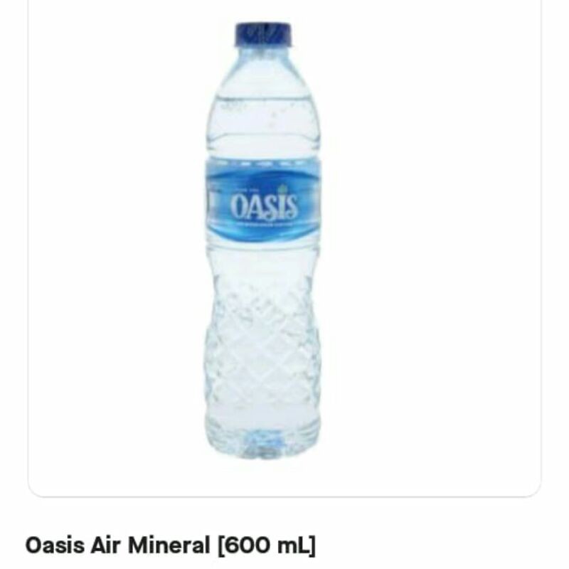 

Qasis air mineral 600 ml