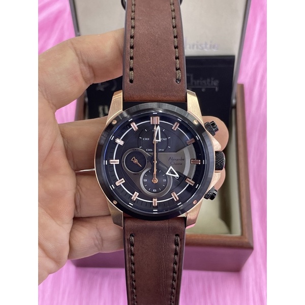 alexandre christie 6593mc pria black rosegold