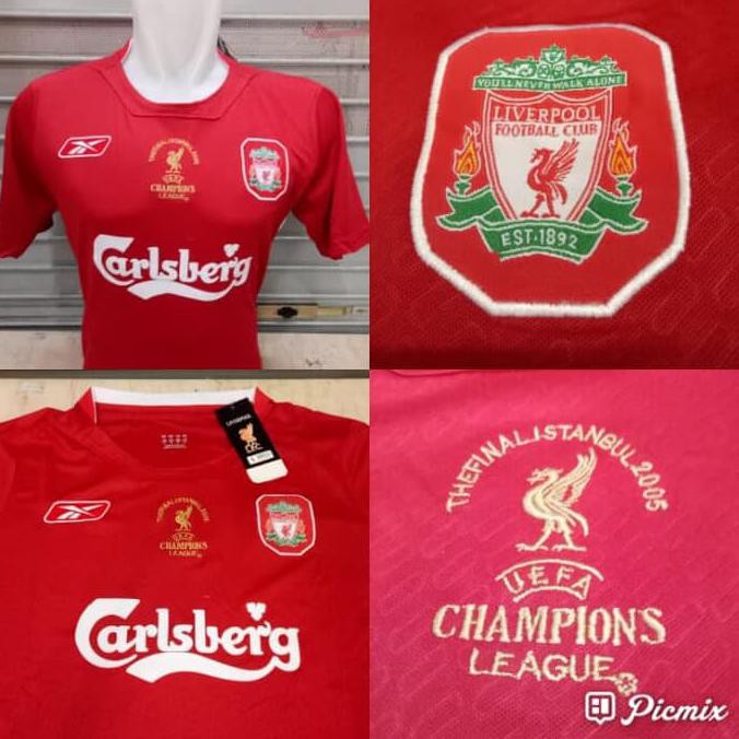 Jersey Retro Liverpool Home Final Ucl Instanbul 2005
