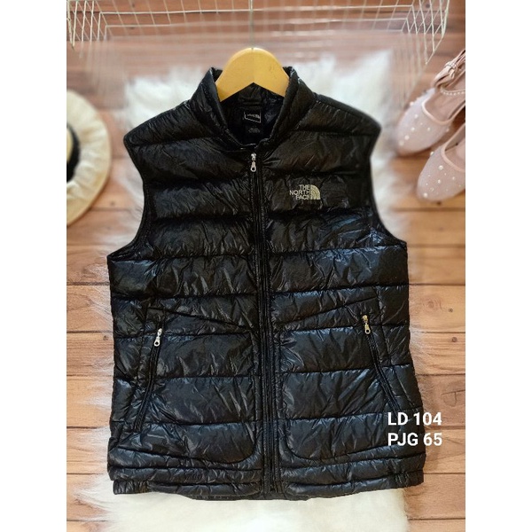 Rompi vest cewek anak remaja jeans denim TNF The north face bulang original