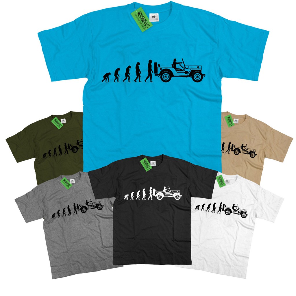 KAOS TSHIRT EVOLUTION JEEP
