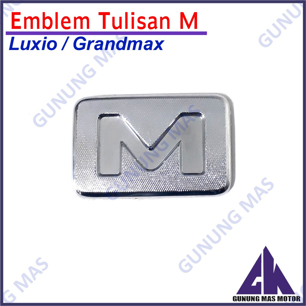 Emblem Logo M Untuk Mobil Luxio Grandmax