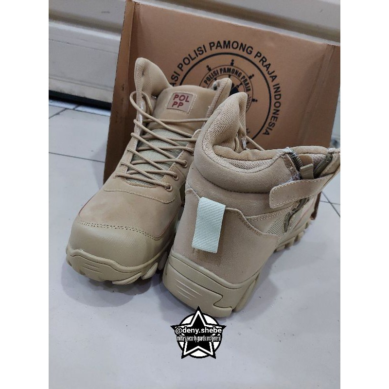 sepatu pol pp gurun import 6inchi