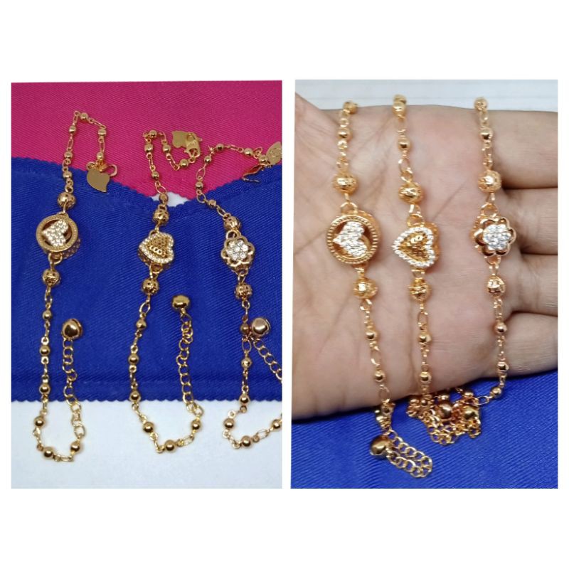 L2. Gelang xuping wanita lapis emas/gelang tangan