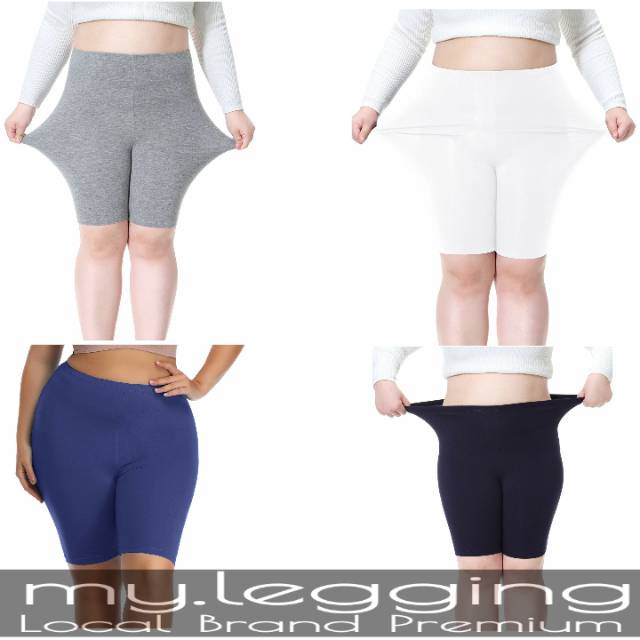 Short Pants Legging Pendek Size Standar Dan Jumbo