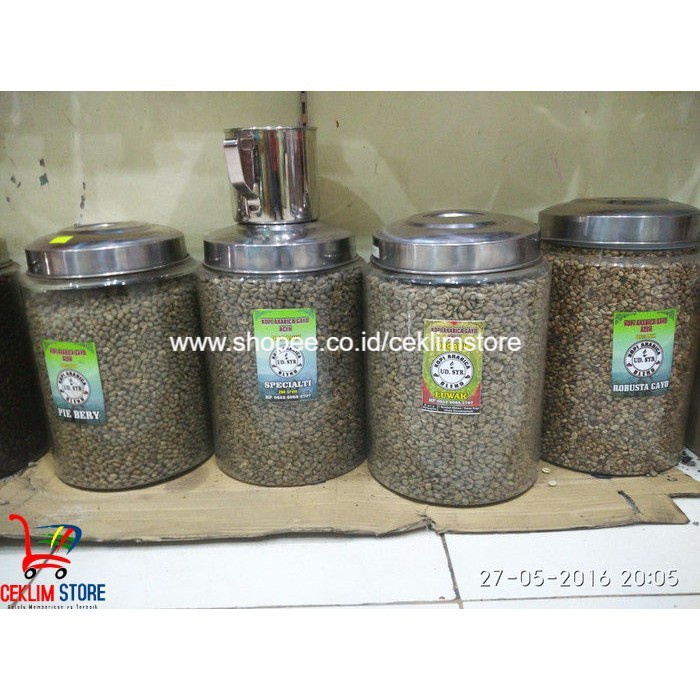 

Biji Kopi Mentah (Green Bean) Peaberry 1000Gr
