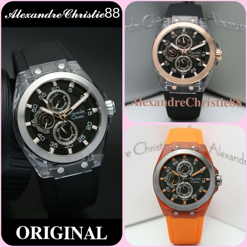 Jam Tangan Pria Alexandre Christie 6546 AC6546 AC 6546 MF | Original