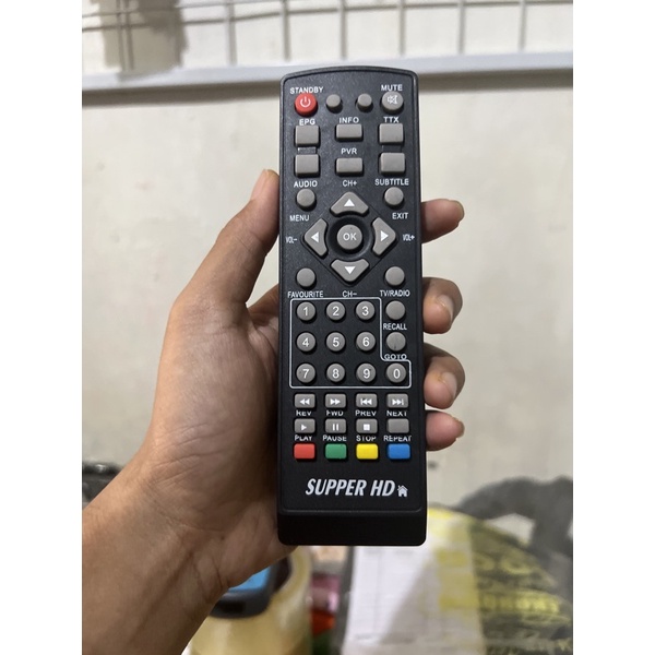 REMOTE REMOT SET TOP BOX STB SUPER HD 168 SEPERTI ORIGINAL