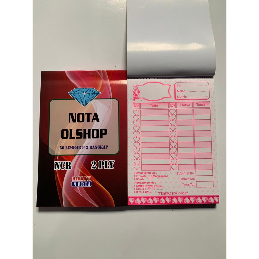 NOTA OLSHOP 2 PLY NON CUSTOM