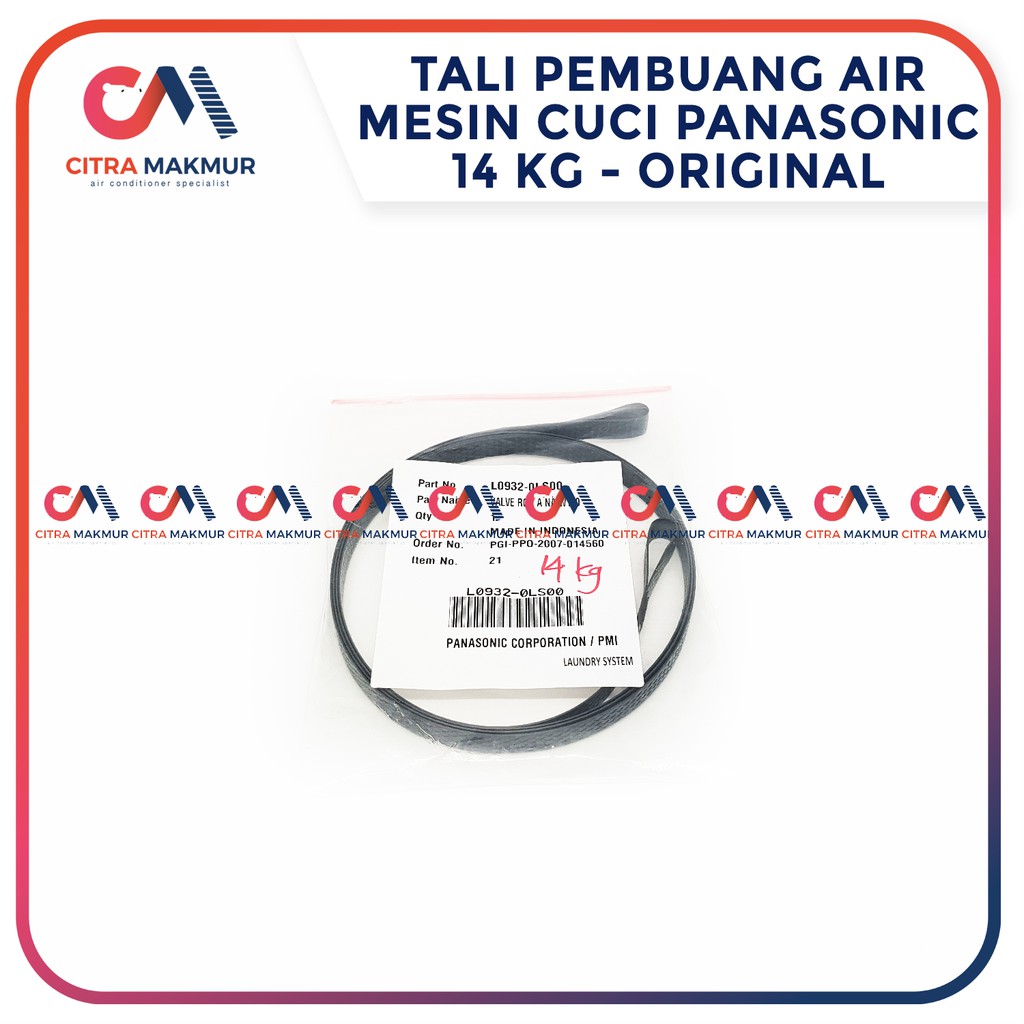 Tali Drain Knop Lever Valve Pembuangan Air Drain Mesin Cuci Panasonic 14 kg