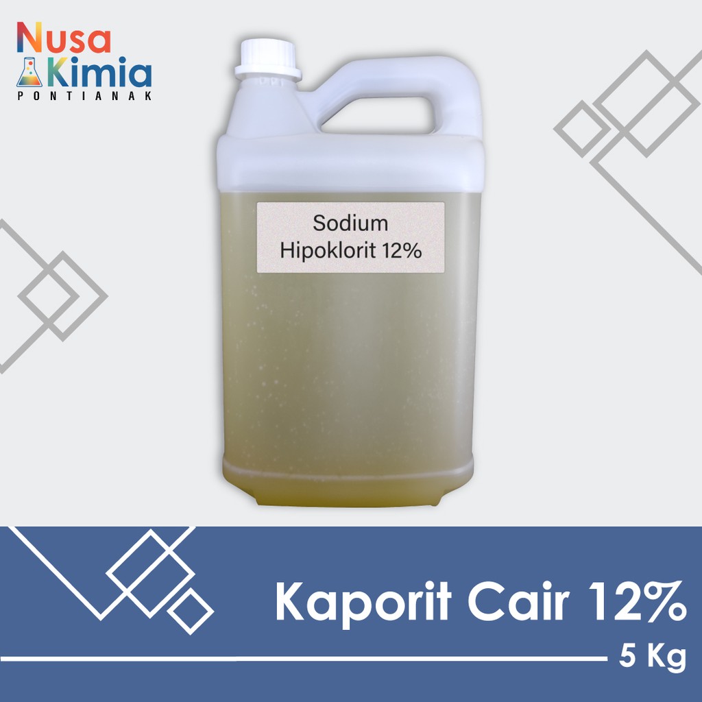 

KAPORIT CAIR 12% - Sodium Hypochlorite 12%- Sodium Hipo - Netto 5 kg