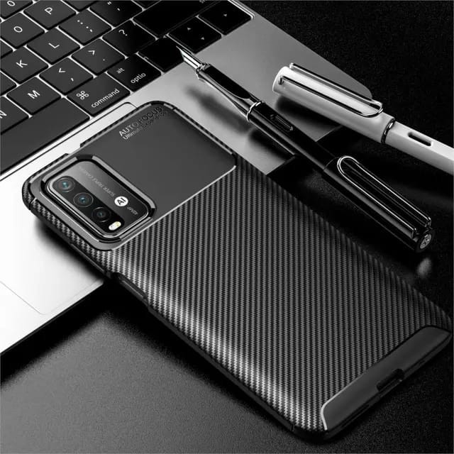 XIAOMI REDMI 9T SOFT CASE FOCUS CARBON ORIGINAL