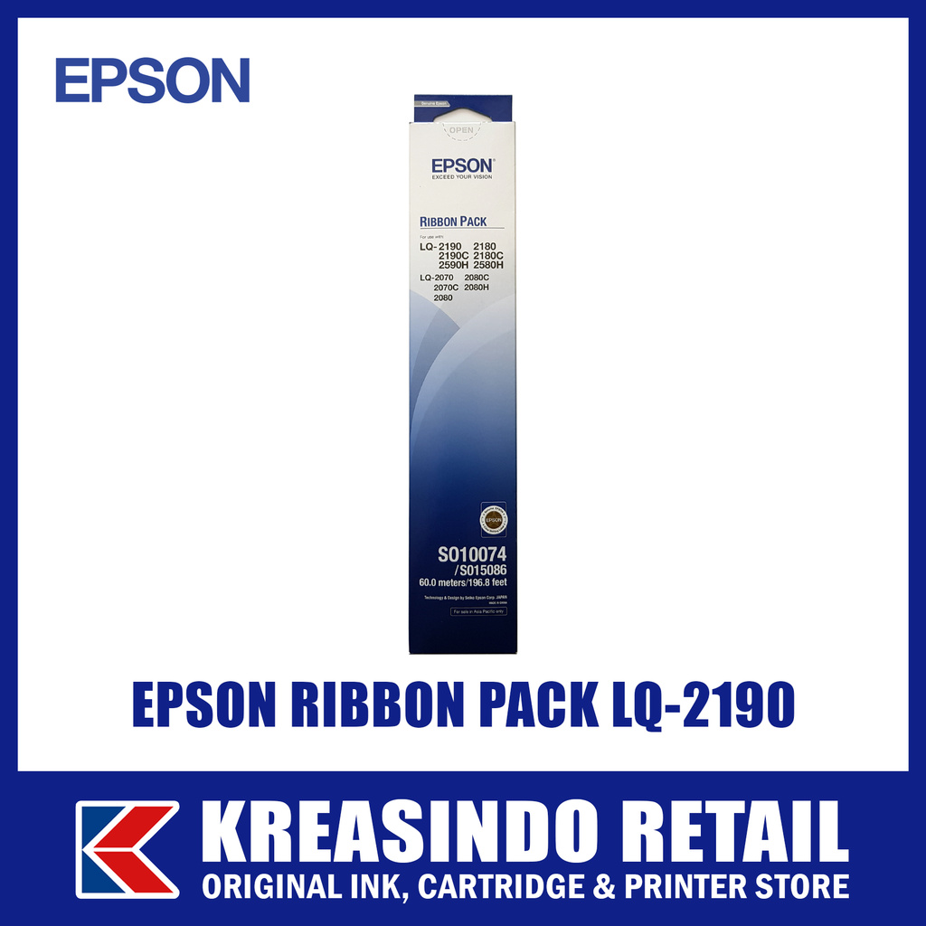 Epson Ribbon Pack / Refill Pita LQ-2170 2180 2190 Original