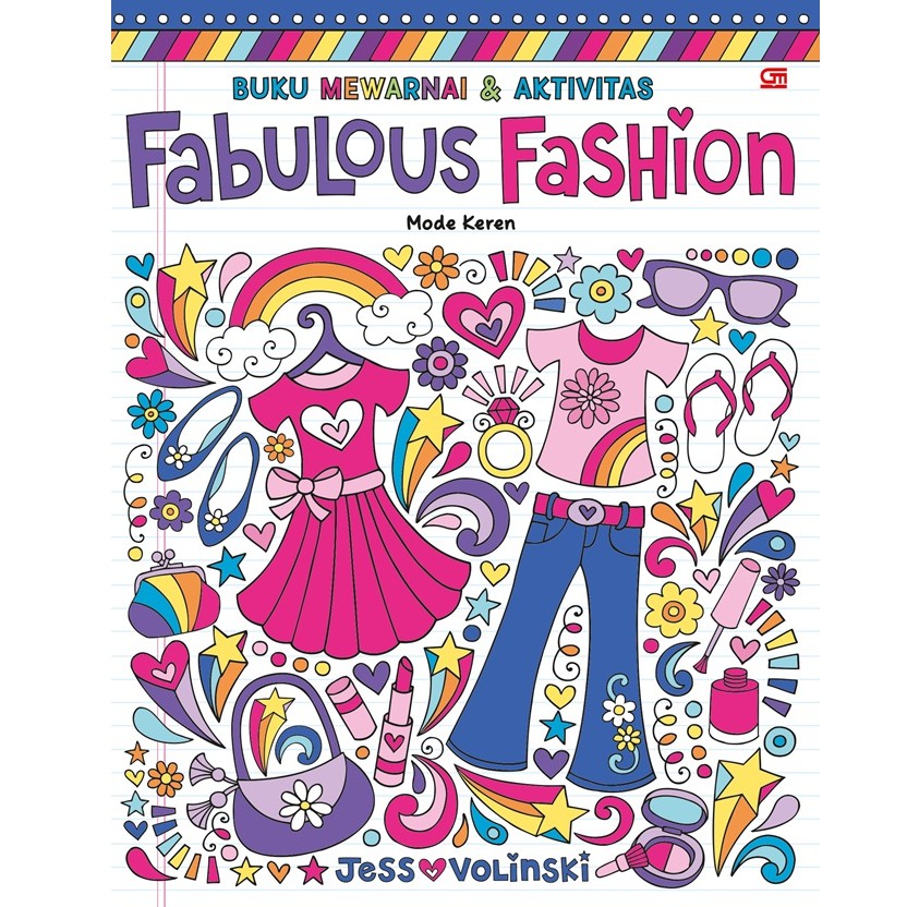 BUKU MEWARNAI DAN AKTIVITAS: MODE KEREN (FABULOUS FASHION)