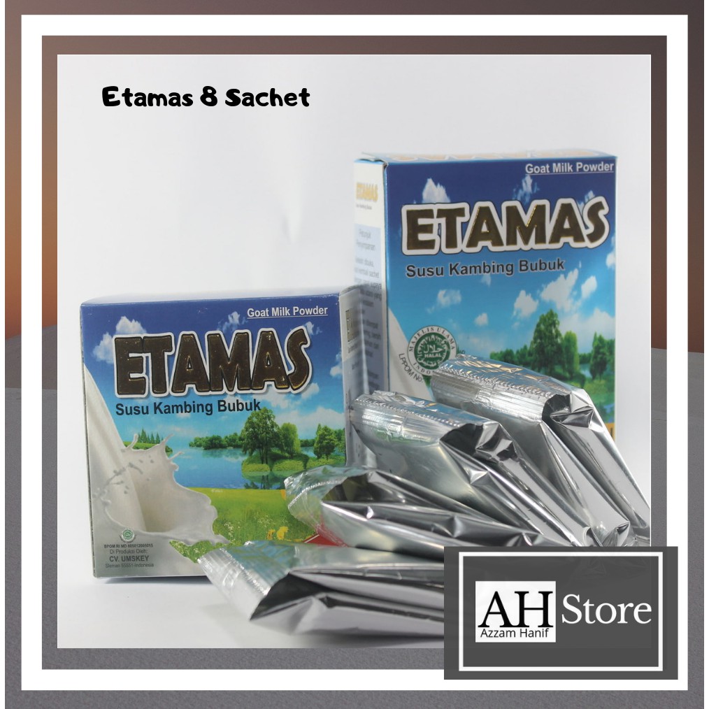 

Susu Kambing Etawa Etamas Sachet 200 gr Kemasan 8 Saset - Vanila