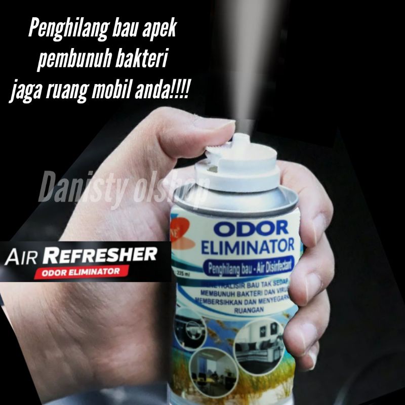 AIR REFRESHER ODOR ELEMINATOR  ANTI VIRUS DAN BAKTERI PENYEGAR KABIN MOBIL