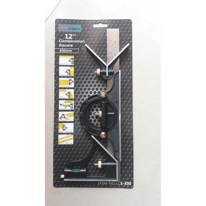 

Combination Square Ruler / Siku Kombinasi / Penggaris Waterpass