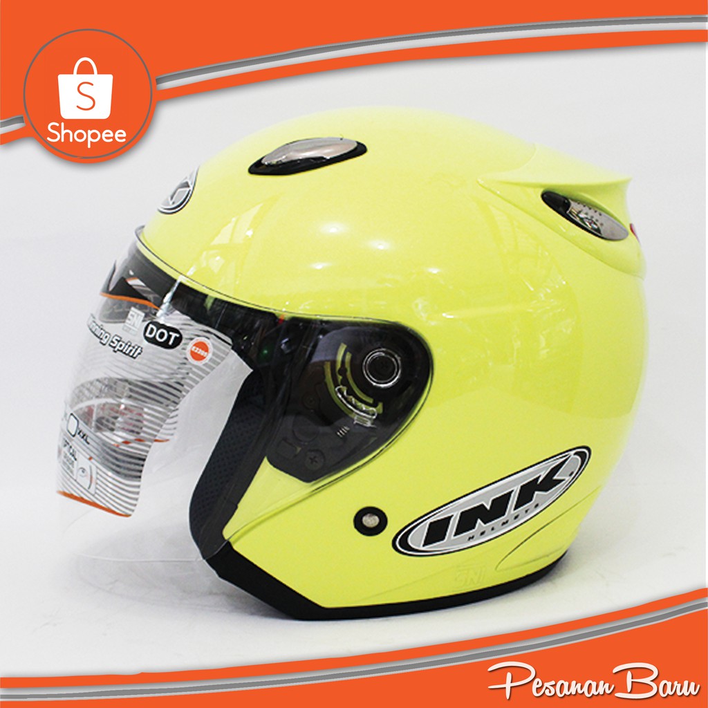 HELM INK CENTRO GRADE ORI - [ KUNING ]