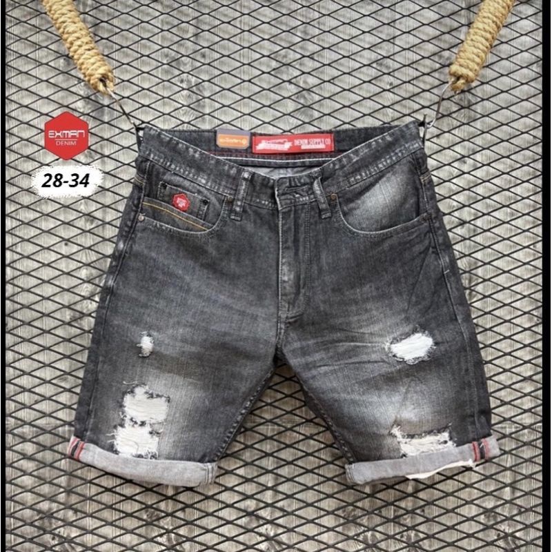 CELANA PENDEK JEANS PRIA TERLARIS //CELANA PENDEK JEANS TERBARU//CELANA PENDEK JEANS SOBEK"//CELANA 