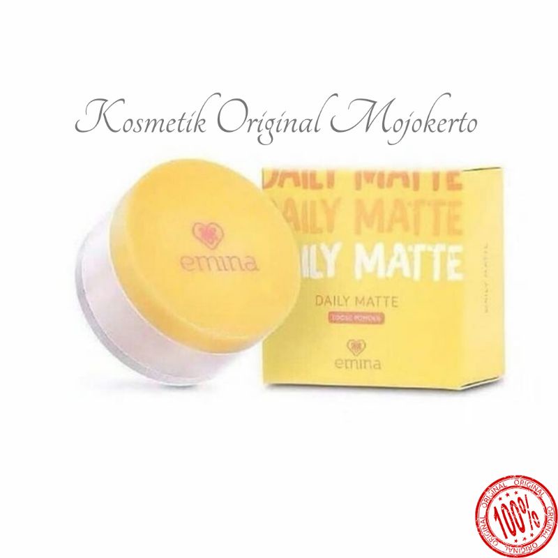 Emina Daily Matte Loose Powder | Emina Bedak Tabur | Emina Loose Powder
