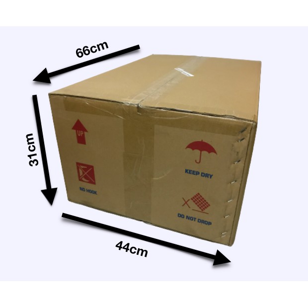 

Kardus/Box/Karton Bekas 66x44x31 cm