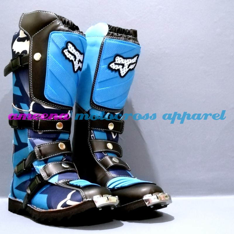 Sepatu Cross Fullprint Besi - Sepatu Trail Motocross - Sepatu MX Adventure - 005