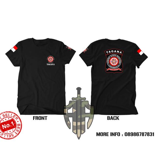 Kaos baju Tagana Indonesia - Armor Atribut