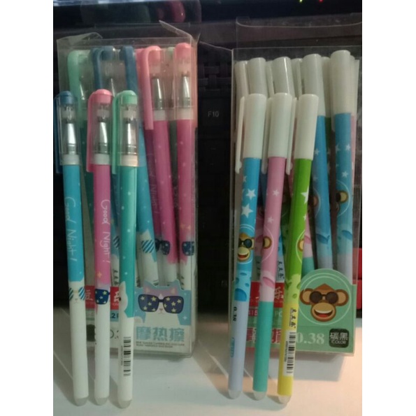 

Pulpen hapus / Pulpen Erasable 0,38 Tinta Hitam [ satuan ]