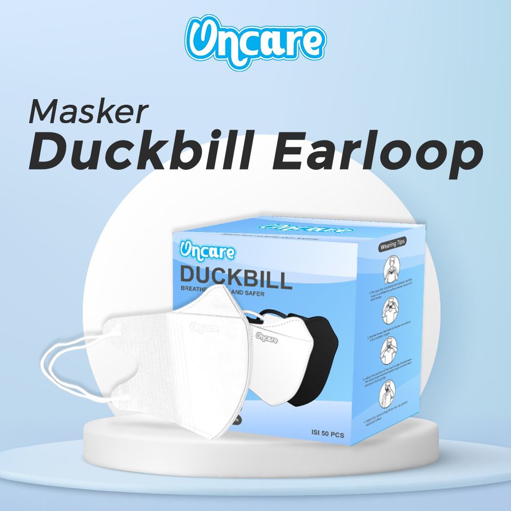 Masker Duckbill Earloop Facemask 3 Ply Termurah