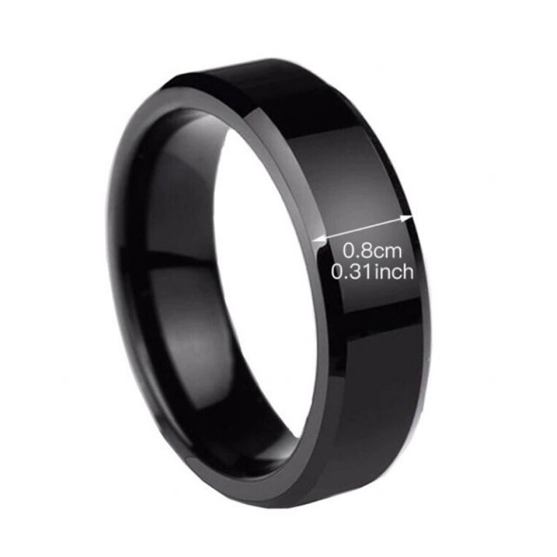 Cincin Titanium Couple Gold-Silver-Hitam Keren