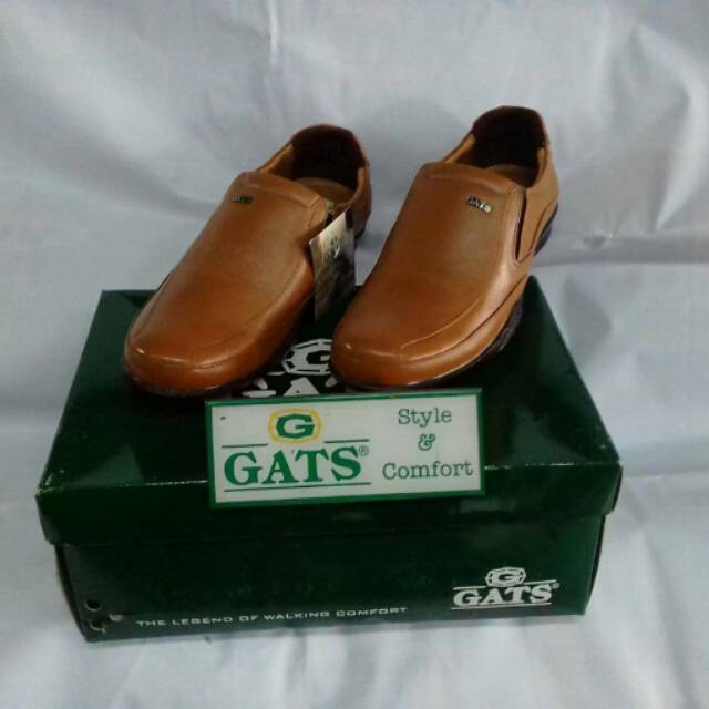 Sepatu pantofel kulit merk Gats Gi 7211 original