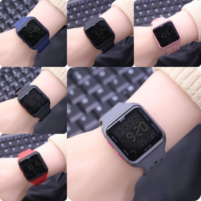 JAM TANGAN SPORT DIGITAL NIKE 35/BULAT 43MM