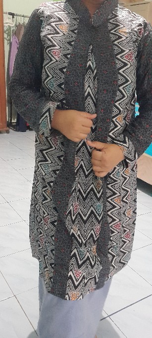 Batik Dolby Dolbi Dobby Doby Tenun Sutra Tulis Katun Atbm Baron Atasan Batik Wanita Sogan Srg308